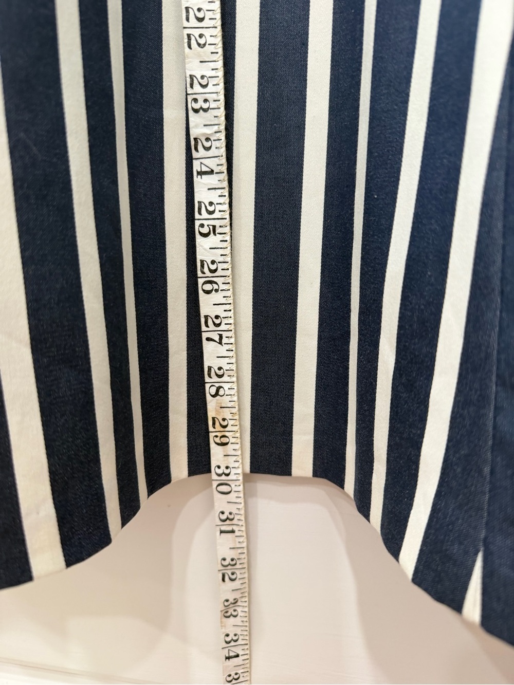 Gianni Bini navy striped sun dress - Picture 5 of 6